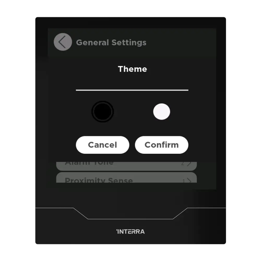 Interra iX4 - 4" KNX Secure Dokunmatik Panel + AQI / Siyah