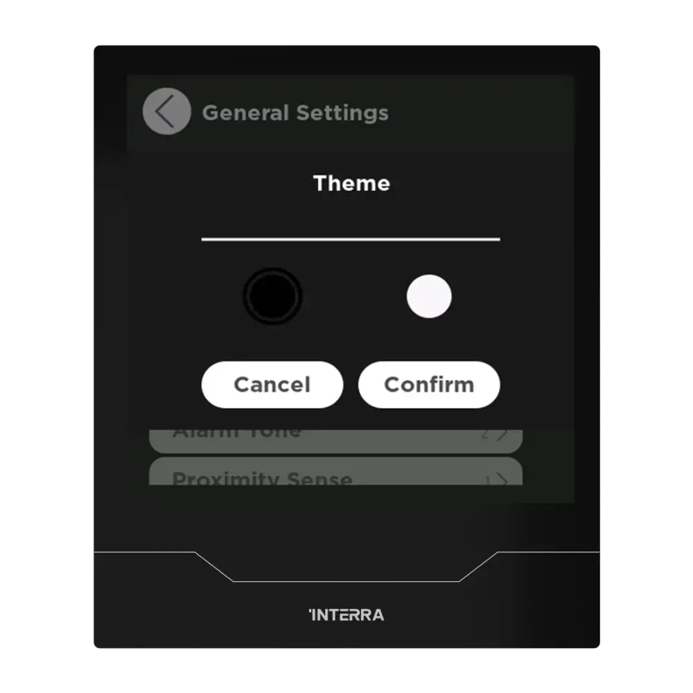 Interra iX4 - 4" KNX Secure Dokunmatik Panel + AQI / Siyah