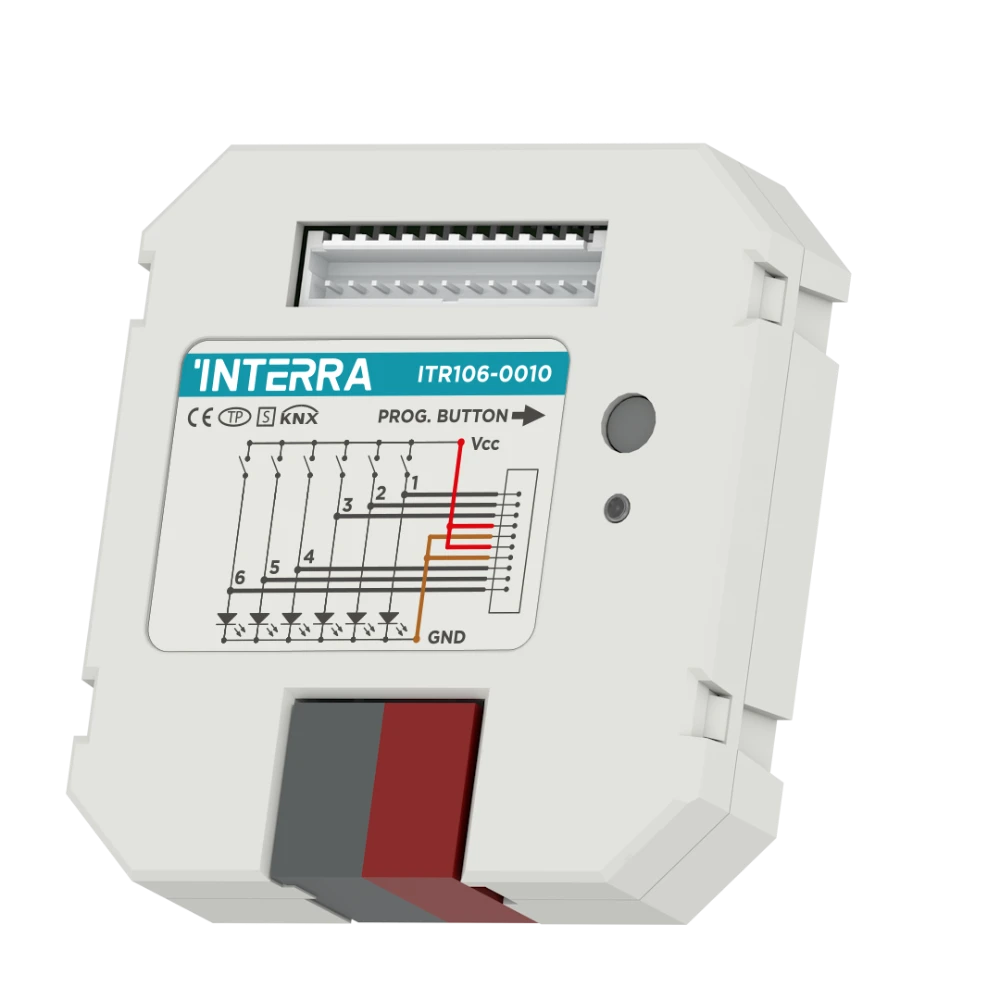 KNX Binary Interface - 6 Kanal