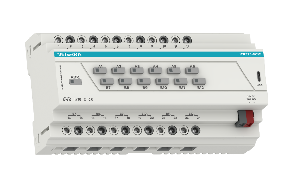 KNX Combo+ Aktuatör - 12 Kanal
