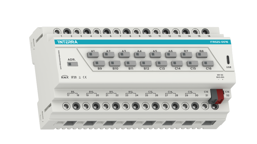 KNX Combo+ Aktuatör - 16 Kanal