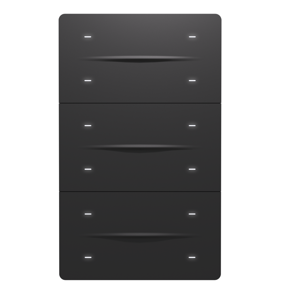 iX-M 3’’ 12 Buton KNX Secure Anahtar Panel / Antrasit
