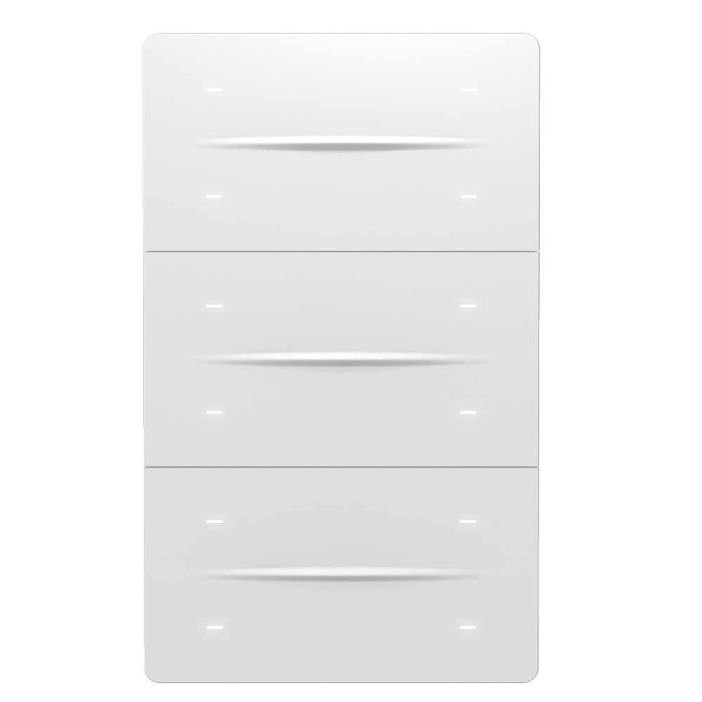 iX-M 12 Button KNX Secure Anahtar Panel / Beyaz