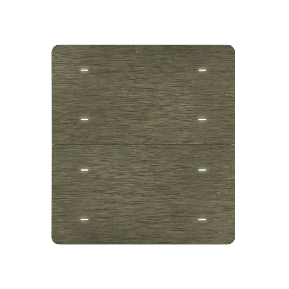 iX-M 8 Button KNX Secure Anahtar Panel / Bronze Aluminium