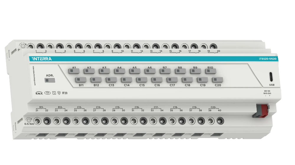 KNX Secure Combo+ Aktuatör - 20 Kanal