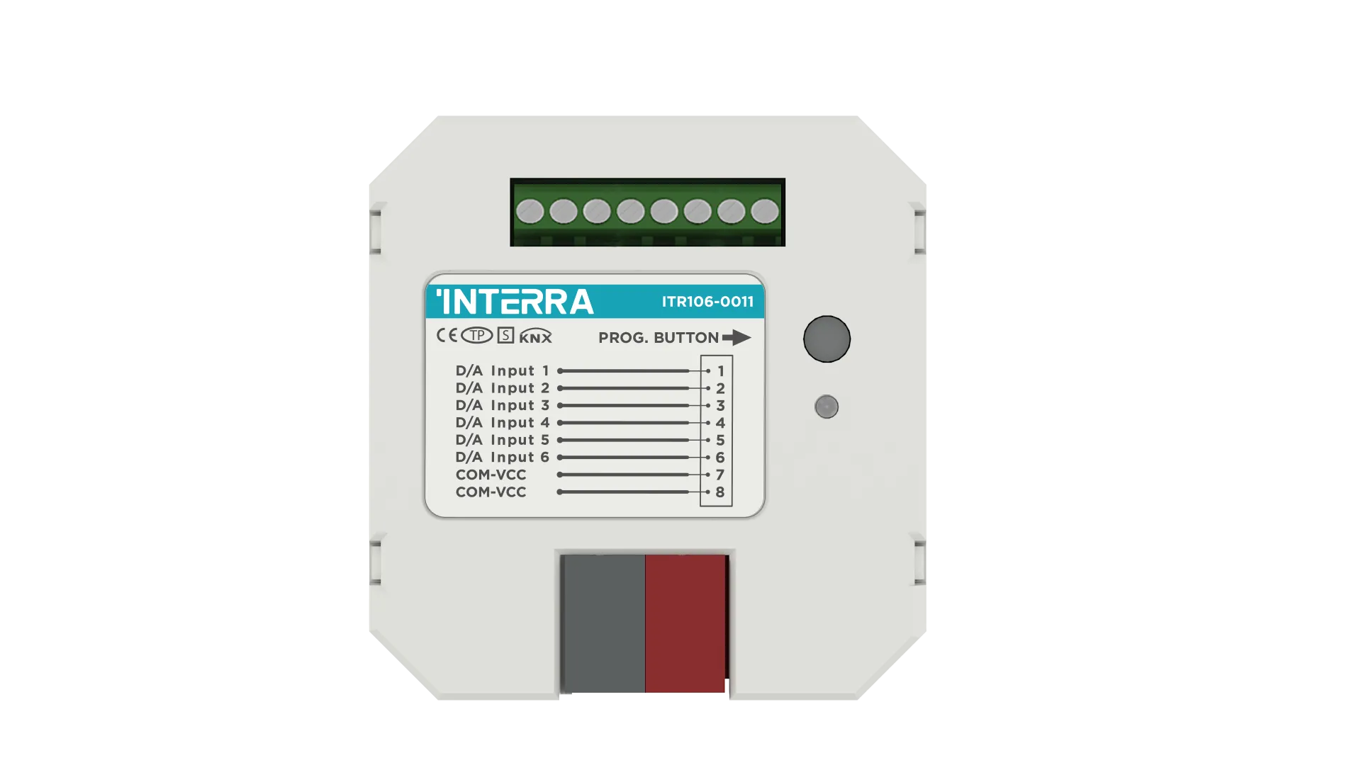 KNX 6 Ch Binary / Analog Input Modülü - 6 Termostatlı