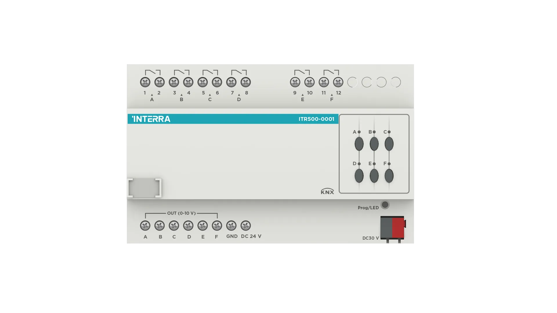 KNX Balast Kontrolör - 6 Kanal (0/1-10V DC)