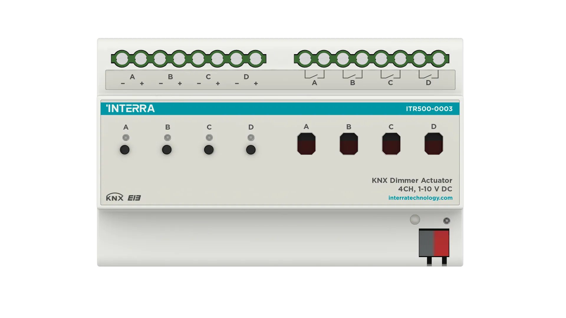 KNX Balast Kontrolör - 4 Kanal (1-10V DC)
