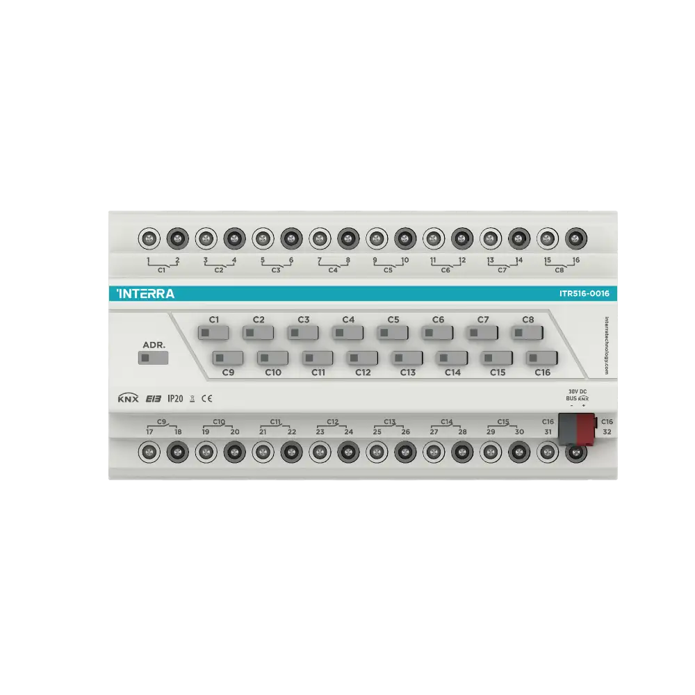 KNX Combo Aktuatör - 16 Kanal