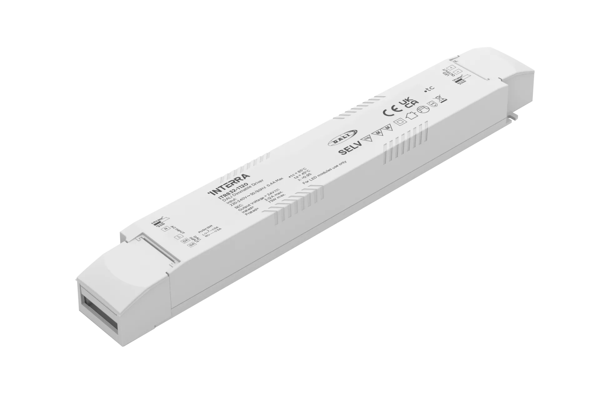 75W DALI-2 DT6 Constant Voltage Dimlenebilir LED Sürücü (24 V DC)