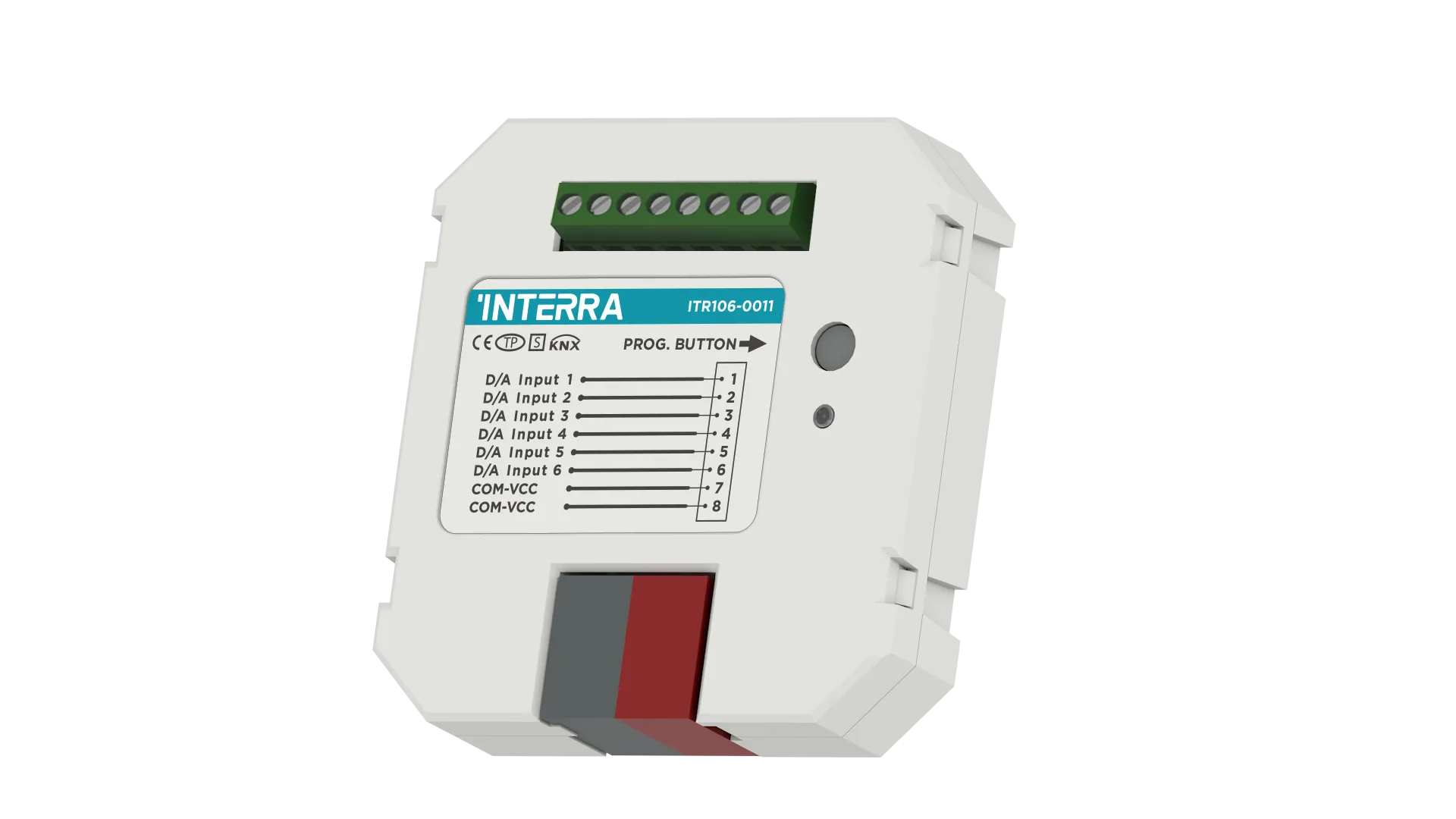 KNX 6 Ch Binary / Analog Input Modülü - 6 Termostatlı