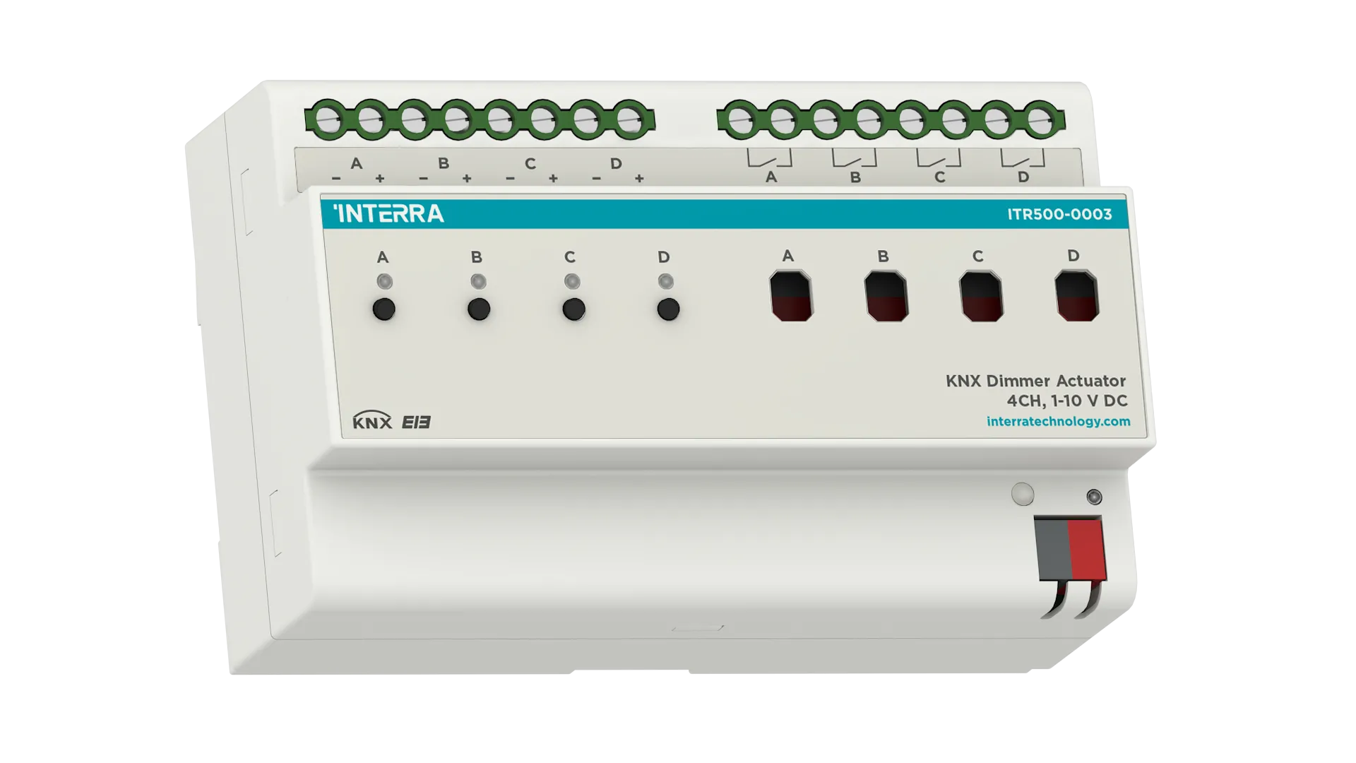 KNX Balast Kontrolör - 4 Kanal (1-10V DC)