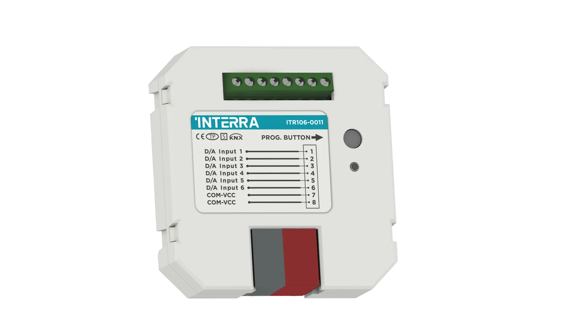 KNX 6 Ch Binary / Analog Input Modülü - 6 Termostatlı
