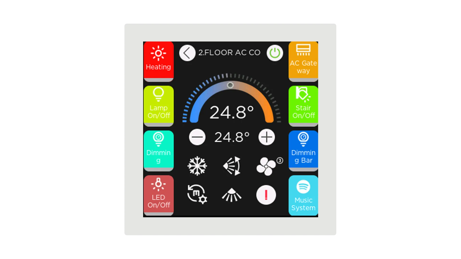 iX3 - 4" Secure KNX Dokunmatik Panel - Beyaz