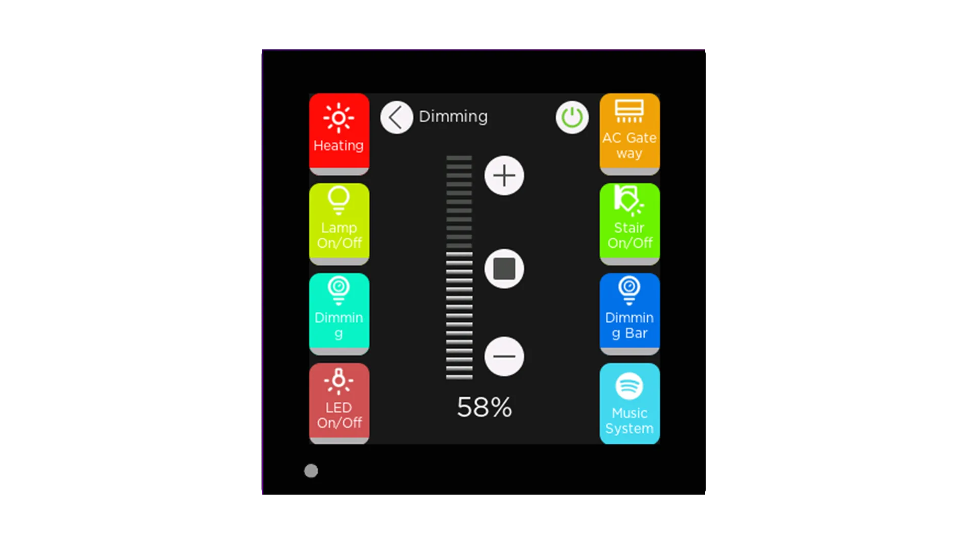 iX3 - 4" Secure KNX Dokunmatik Panel - Siyah