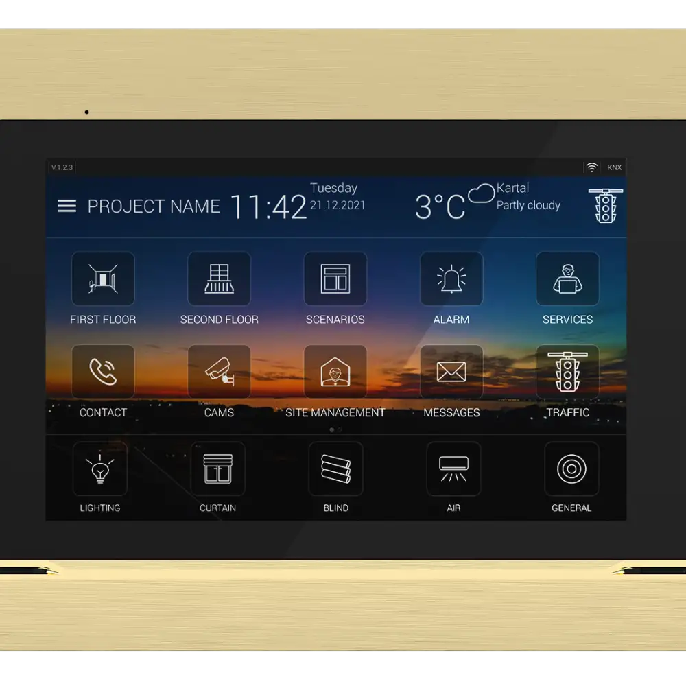 Interra 4 - 7" KNX Dokunmatik Panel