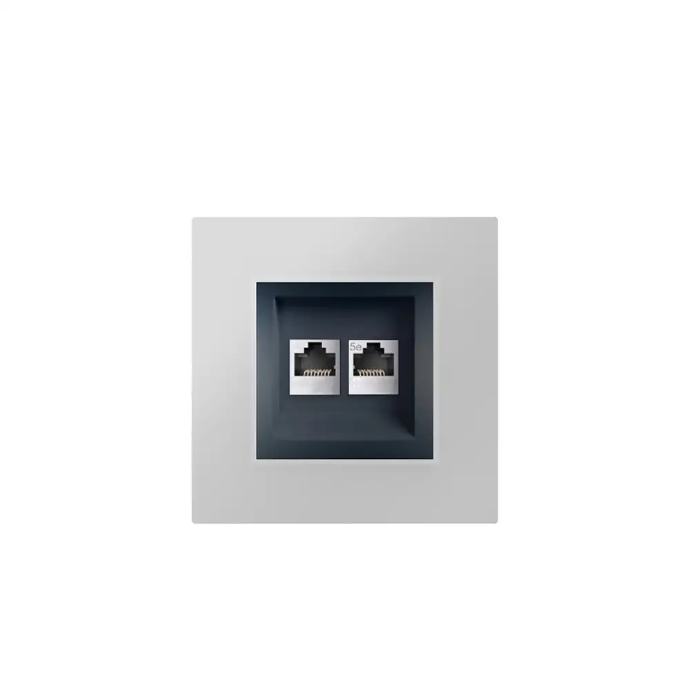 RJ45 Çift Veri Soketi CAT5e UTP - Antrasit