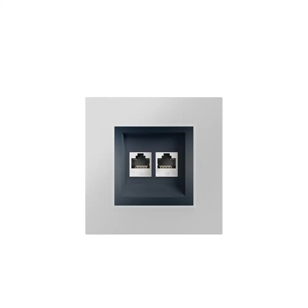 RJ45 Çift Veri Soketi CAT6 UTP - Antrasit
