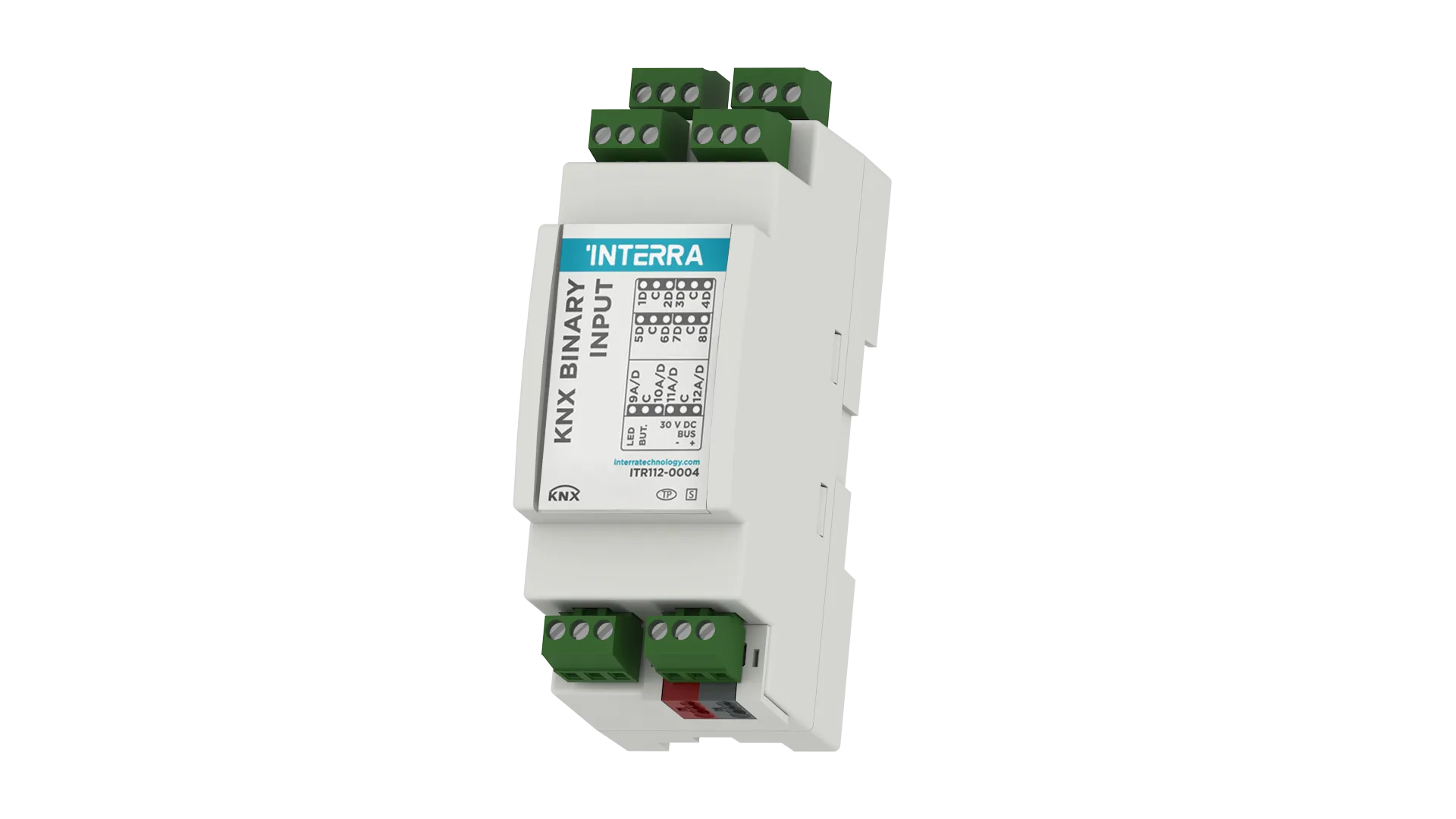 KNX 12 Ch Binary / Analog Input Module – 4 Thermostat