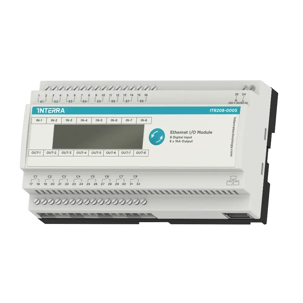 8 Kanallı Ethernet I/O Modülü