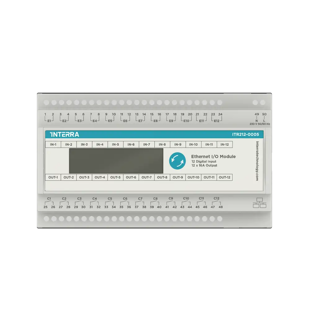 12 Kanallı Ethernet I/O Modul