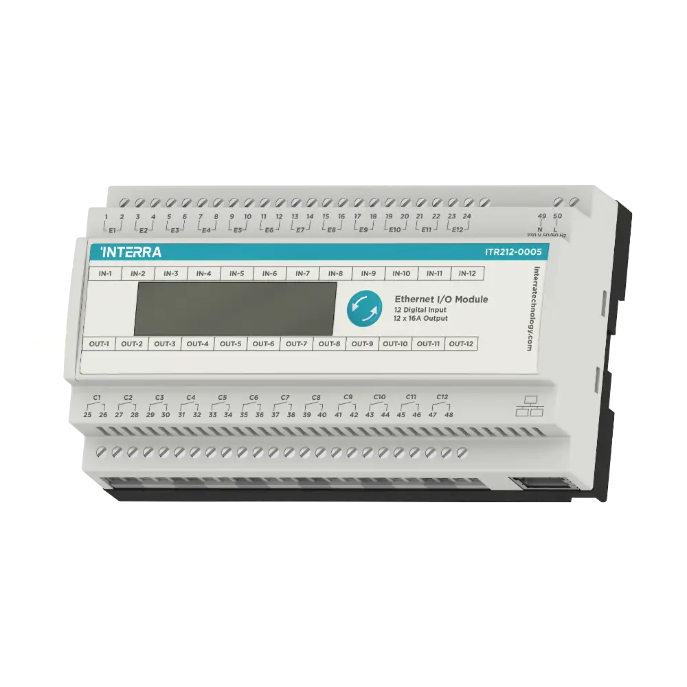12 Kanallı Ethernet I/O Modul