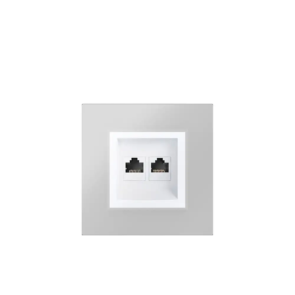 RJ45 Çift Veri Soketi CAT6 UTP - Beyaz