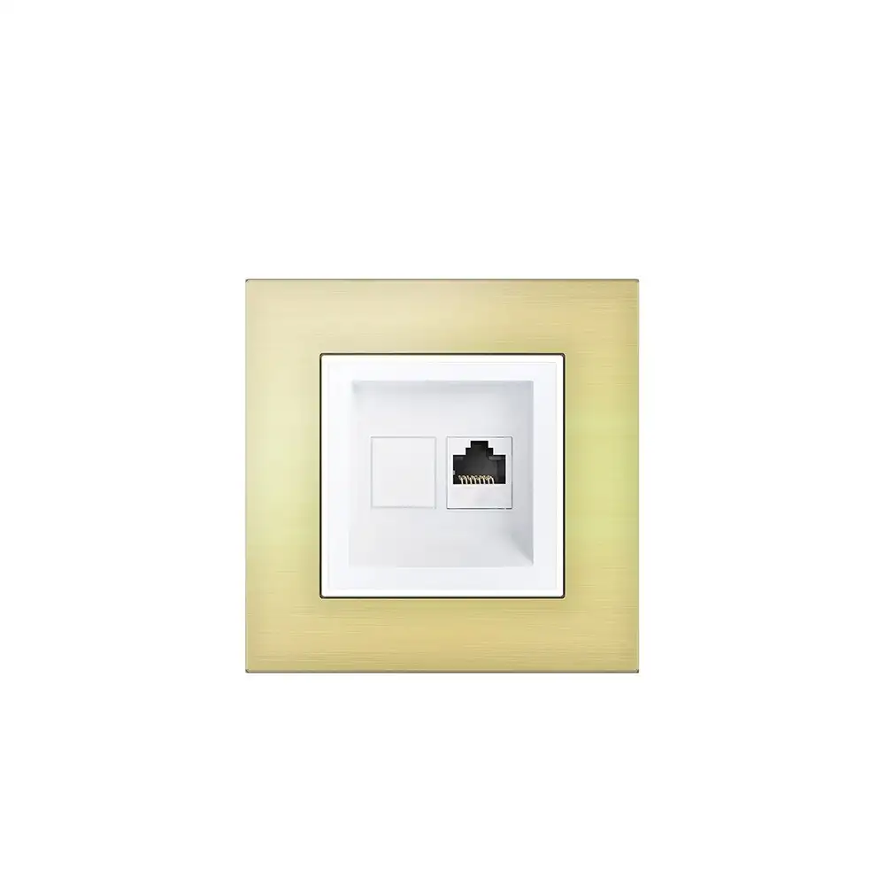 RJ45 Tek Veri Soketi CAT6 UTP - Beyaz